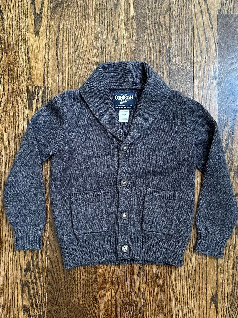 Oshkosh Shawl Collar Sweater